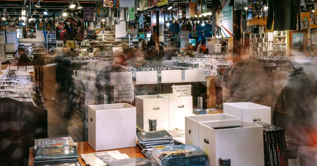 crowded retail store during sale