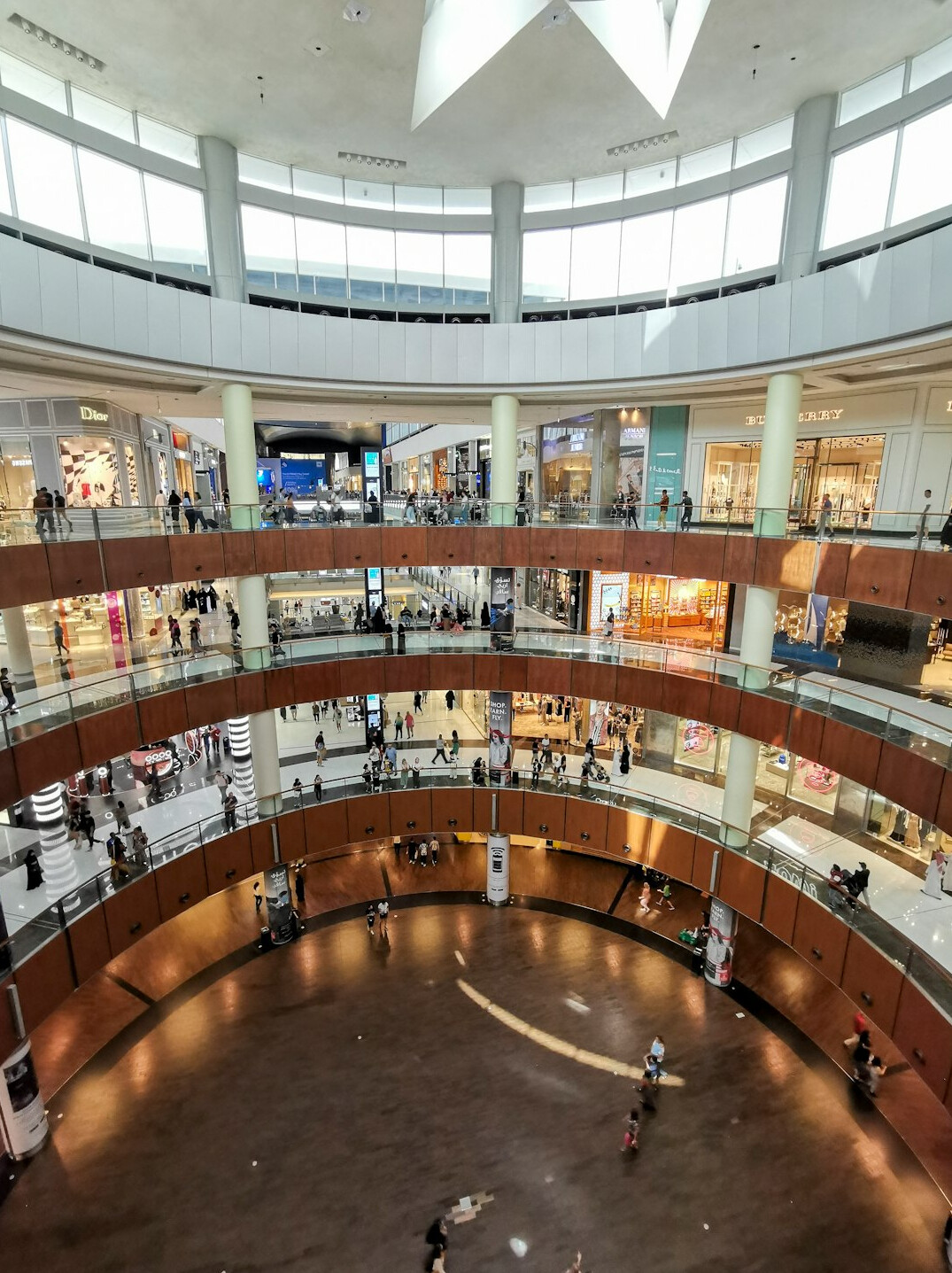 mall interior with shops